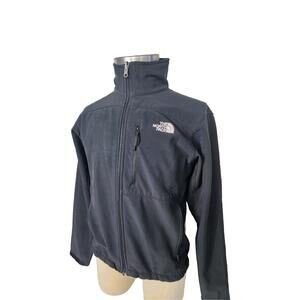 Mens North Face Apex Barrier Soft Shell Windfwall Jacket Black Size Medium M